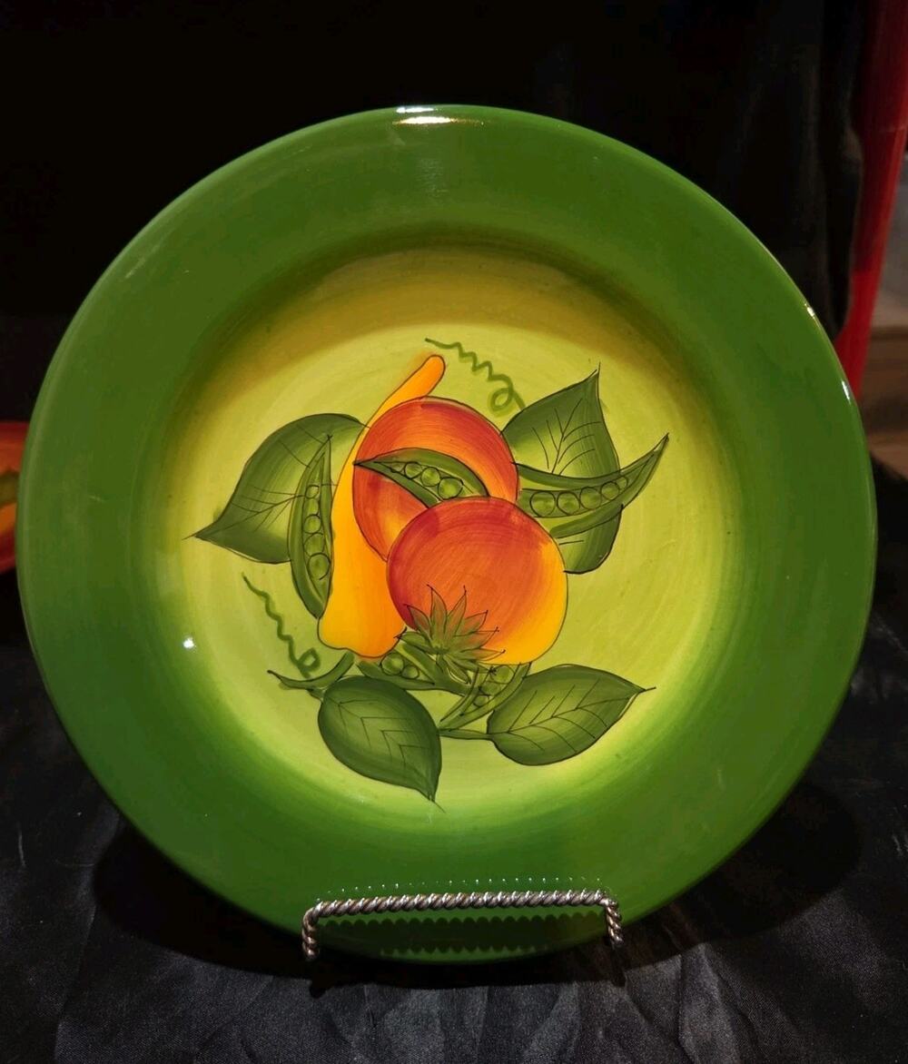 Gates Ware Peas In A Pod 9.5" Salad Plate Green